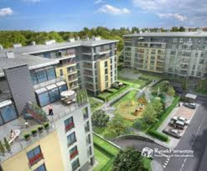 Warsaw King Size Apartment Eksteriør bilde